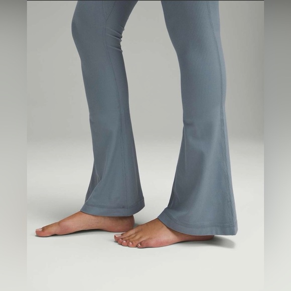 Lululemon Align High-Rise Ribbed Mini-Flare Pant *Regular In Belgian Blue(?) - Picture 3 of 6